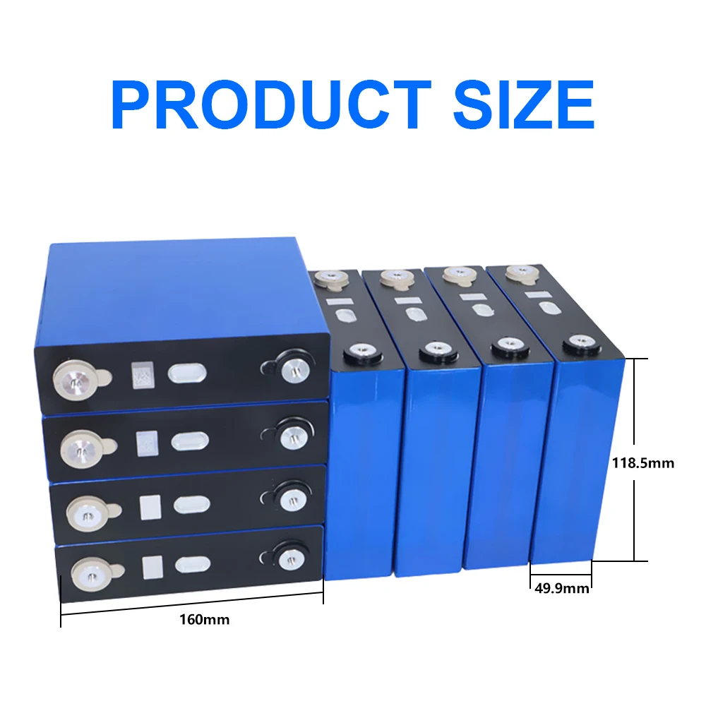 كارب بطارية ليثيوم قابلة لإعادة الشحن ، دورات عميقة لنظام الطاقة الشمسية إيف ، تخزين الطاقة ، 100AH 177AH 125AH 230ah 280AH V LiFePO4