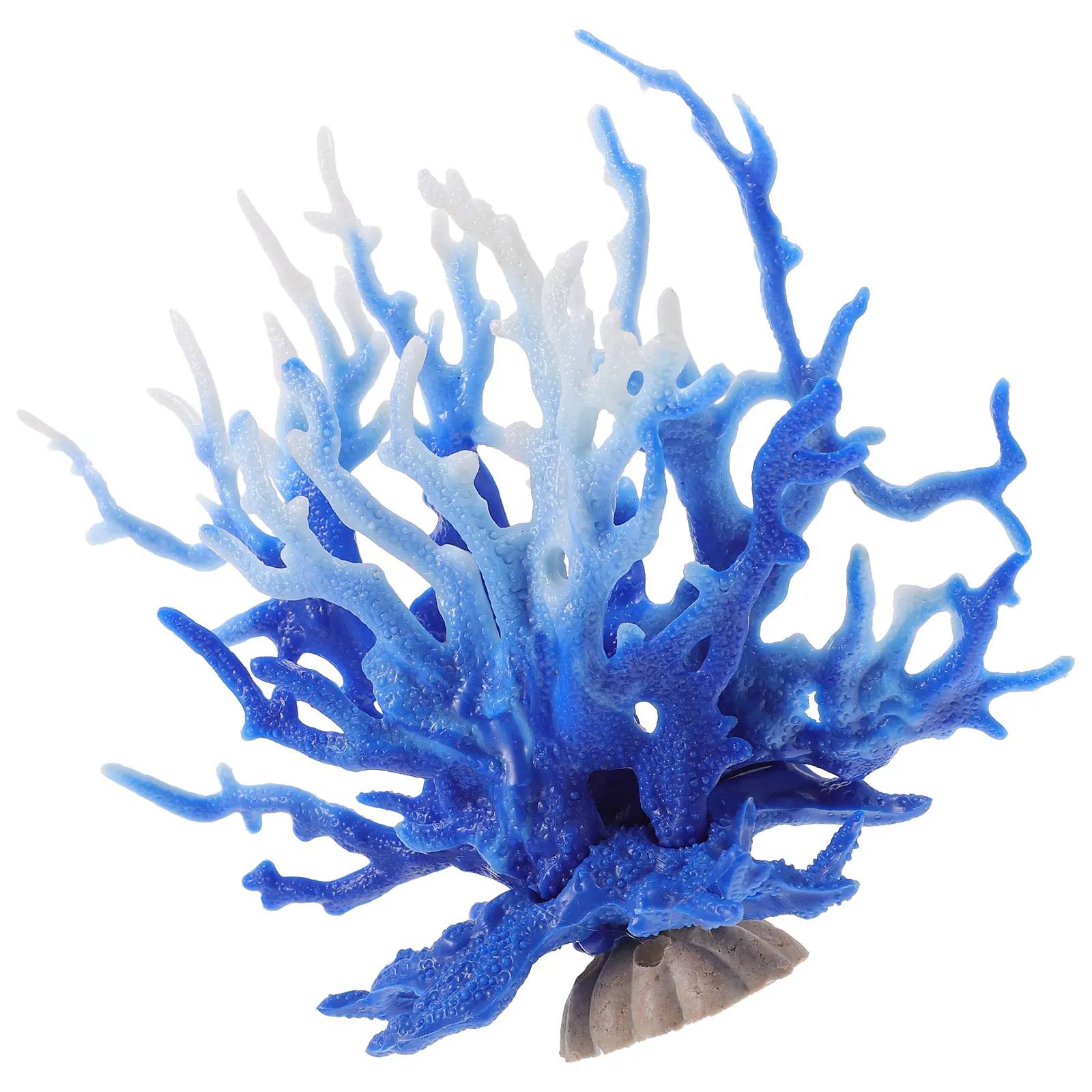 

Artificial Coral Reef Decor for Aquarium Fish Tank Resin Made Coral Branch Decoration Realistic Underwater Habitat for Small