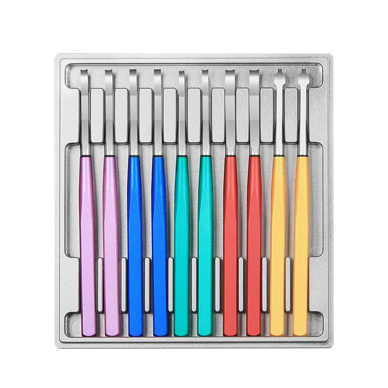 10PCS Watch Repair Tool Metal Watch Pointer Removal Tool Set Needle Shovel Watchmaker Maintenance Watch