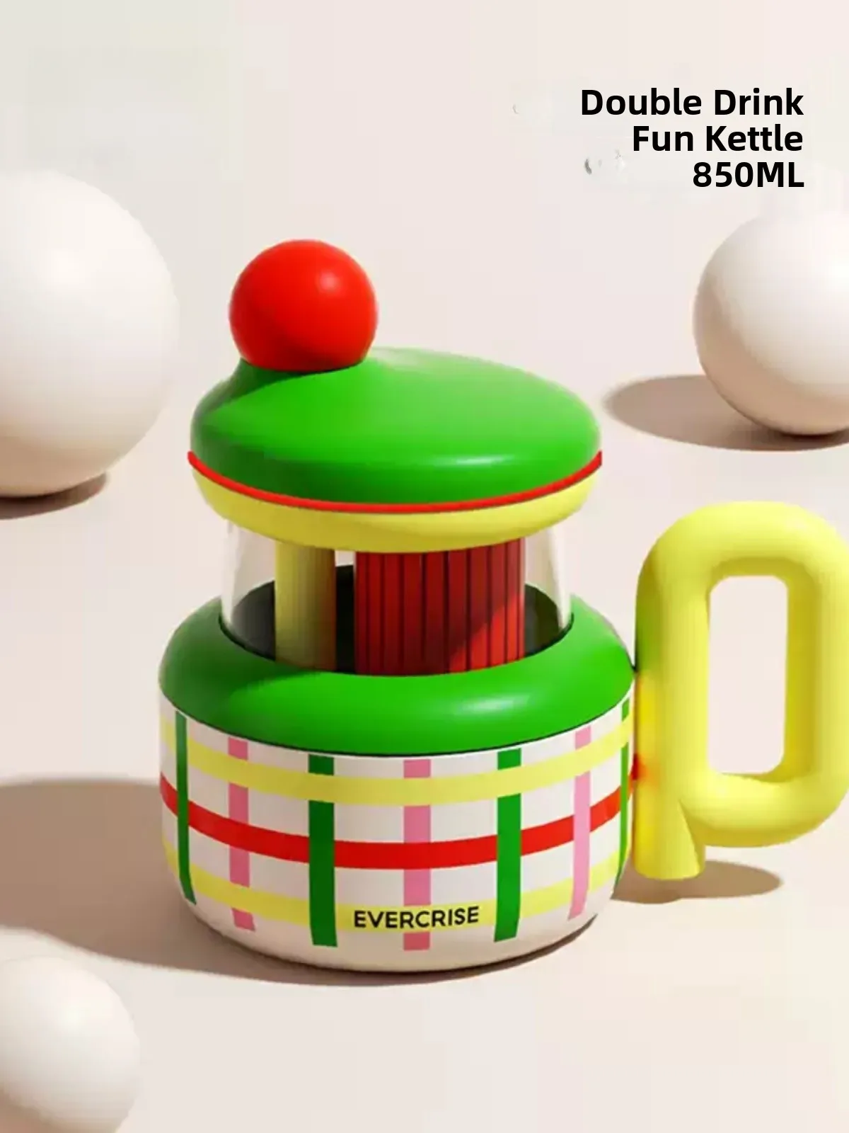 Evercrise Fun St Tea Glass Cup Large Mouth Office Ladies Work Tea Brewing Glass Cup High Borosilie Glass Heat Resistant