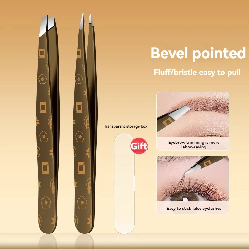 男性と女性のためのプロの眉毛ピンセット、つけまつげ、眉毛トリミングツール