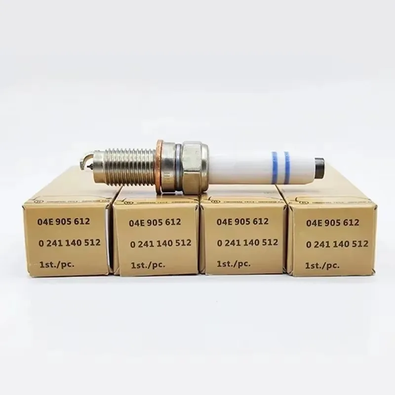 4pcs 04E905612 Iridium Spark Plug For Audi A1 A3 Q3 Volkswagen Beetle Golf Jetta Polo Santana 0241145515 04E 905 612