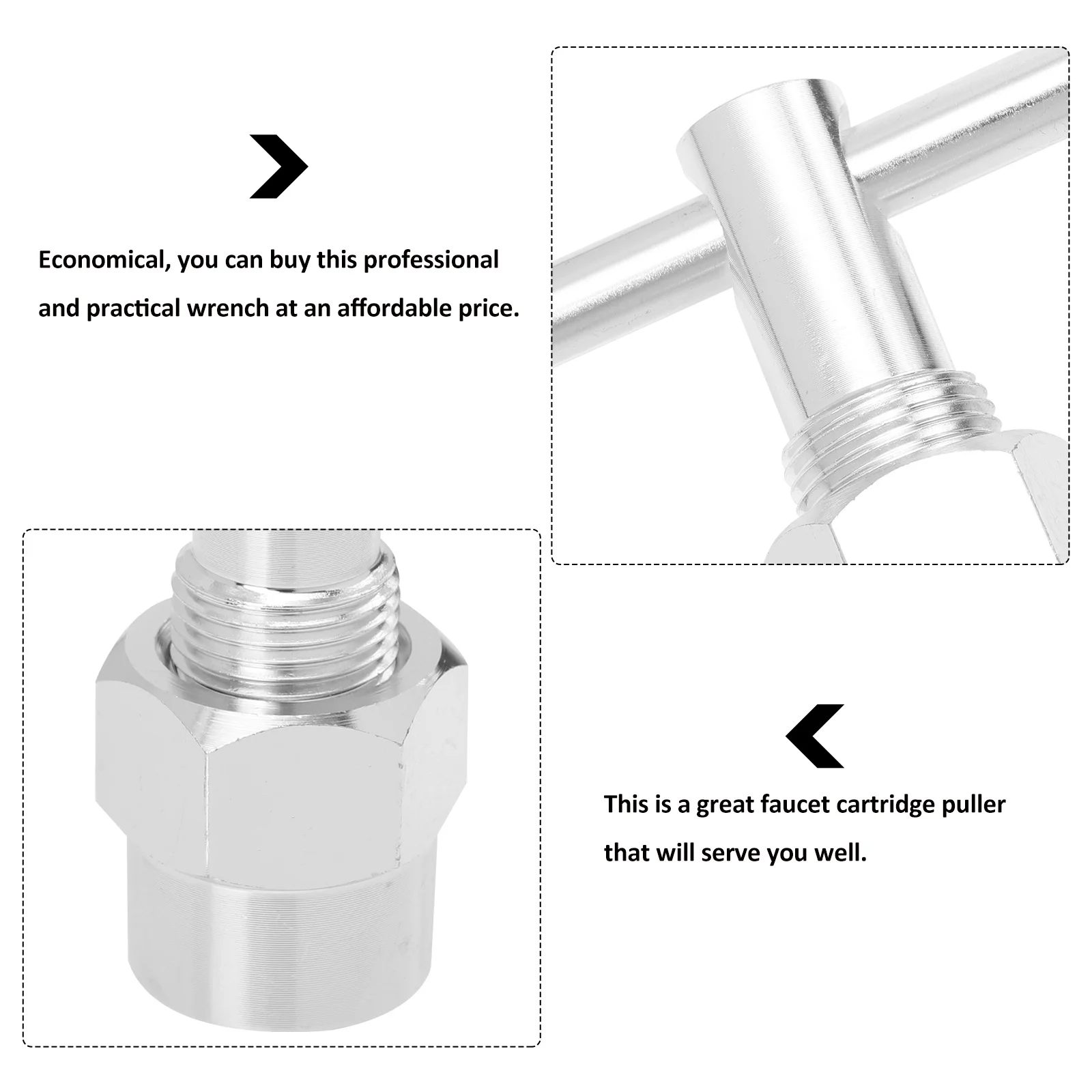 أداة سحب خرطوشة الصنبور، مفتاح إصلاح صنبور المياه الممتاز لإزالة أداة اليد البديلة للخرطوشة