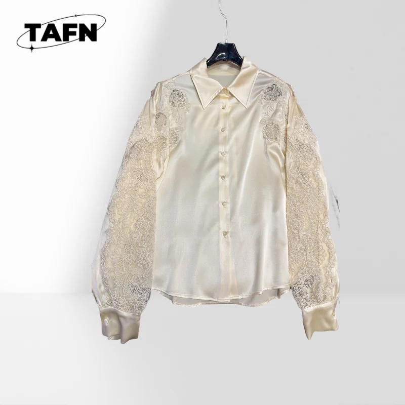 المرأة زر أسفل قميص كتلة اللون بلوزة عادية كم قميص ساحة الرقبة بلوزة مخطط كم طويل علوي AH10102