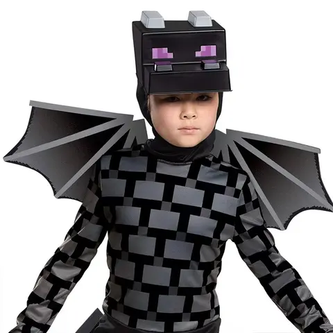 Game Craft My 3D Jumpsuit World Costumi Cosplay Halloween Ragazzi Dragon Mine Outfit Body Carnevale Festa Spettacolo teatrale