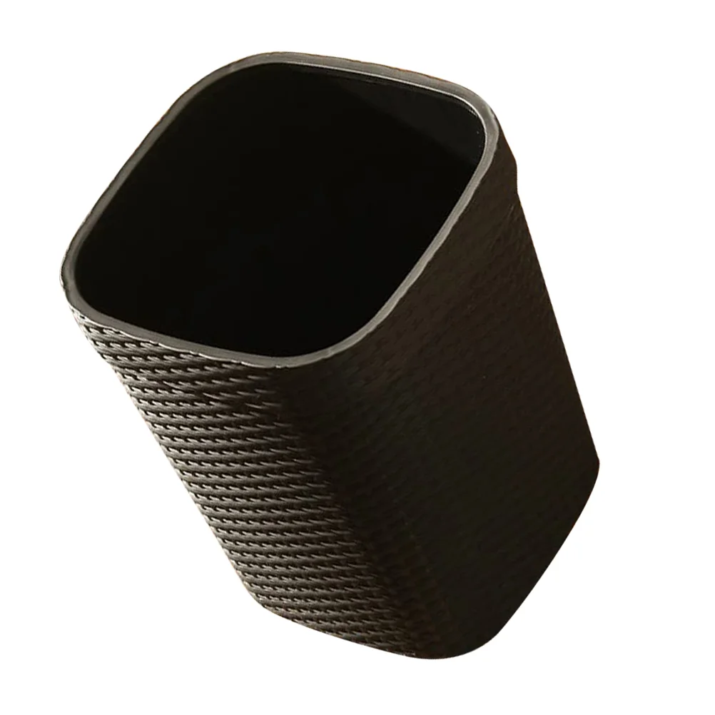 

Trash Can for Car Garbage Multi-function Household Bucket Plastic Black Waste Paper Home Office