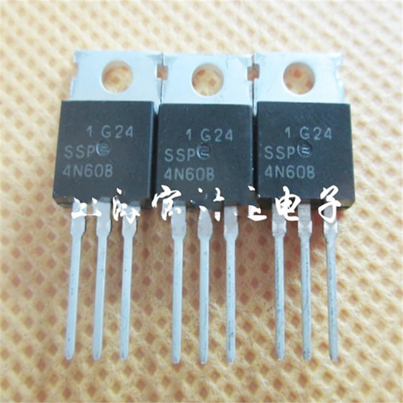 10PCS-50PCS SSP4N60B 4N60B TO-220 N-channel MOS FET 600V/4A TO-220 New and original