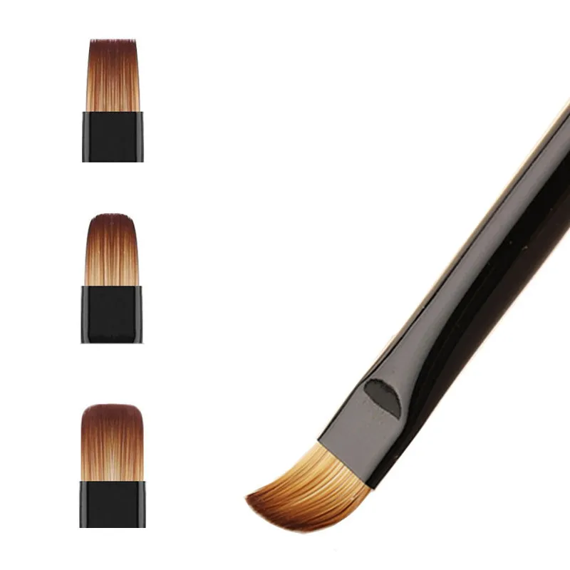 1/12PCS  Round Wood Handle  Drawing Brushes For Manicure Lines Painting Gradient UV GEL Extension Builder Drawing Pen Sandalwood