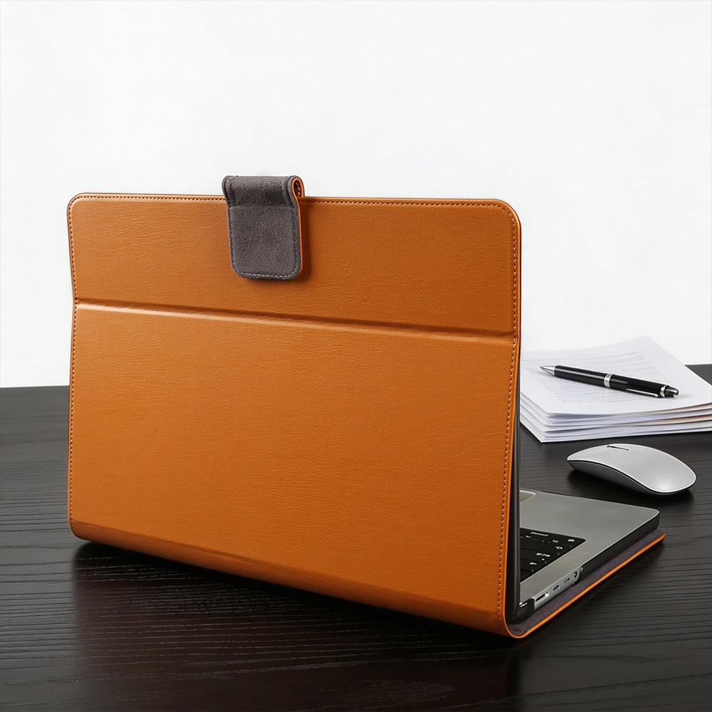Laptop Leather Flip Case For Macbook  Air 13 A3449 M5 A3240 A3113 Pro 14 A3434 A3426 A3427 Pro 16 A3428 A3429 Air 15 A3448 A3241