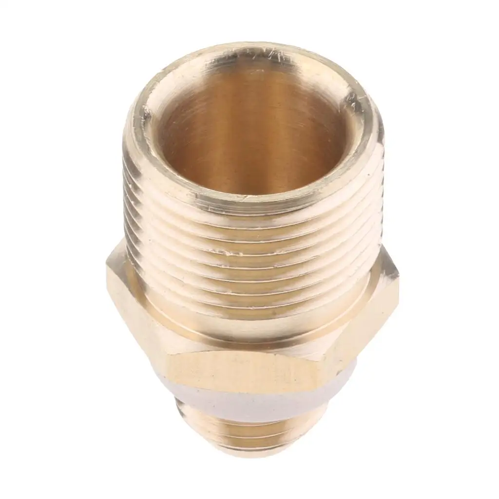 3-6pack Pressure Washer Swivel Brass Hose Adapter Connector 22mm M to 14mm Male