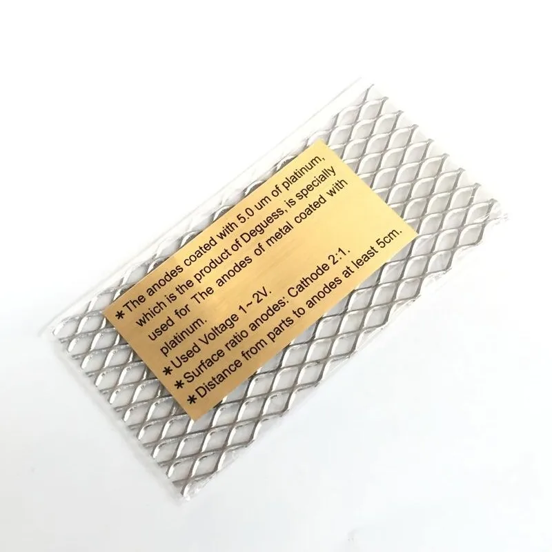 PHYHOO Electroplating Machine Accessory Gold Plated Titanium Mesh For Rectifier Machine
