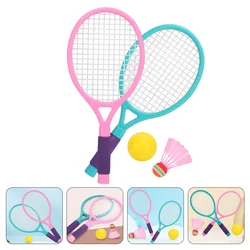 Raquete de badminton raquetes profissionais esportes pai-filho brinquedos com bola tênis das crianças