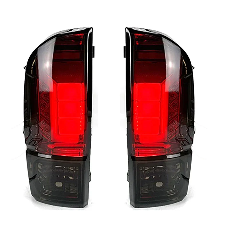 New Rear Lamp LED Tail Lights For Toyota Tacoma 2016 2017 2018 2019 2020 2021 Smoke Black/Red 4X4 Offroad Tail Lamp Modified