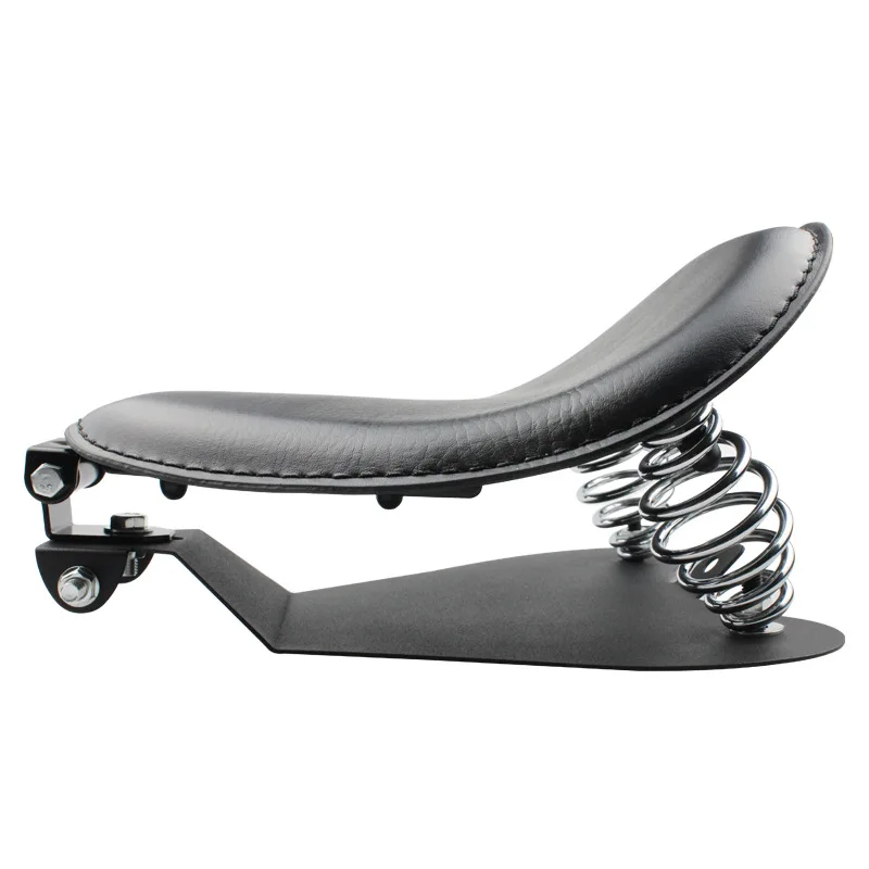 Motorcycle retro modified seat cushion with spring bracket plate set China origin shipping hot-selling