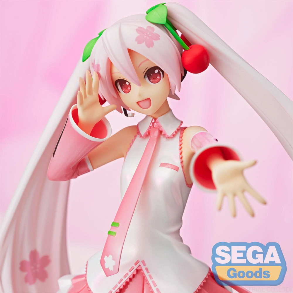 Original Sega Hatsune Miku Series Sakura Miku (Ver. 3) Spm Figure 22Cm Collectible Model Toy Genuine In Stock Holiday Gift