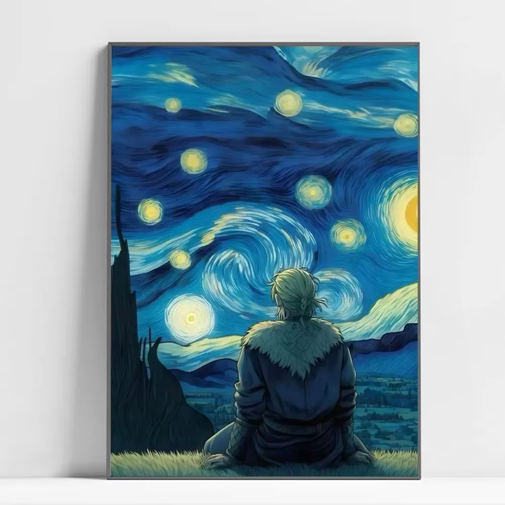 Moderne Comic Anime Retro Wandkunst, HD-Leinwanddruck-Poster, geeignet für Zuhause, Wohnzimmer, Raumdekoration, Gemälde