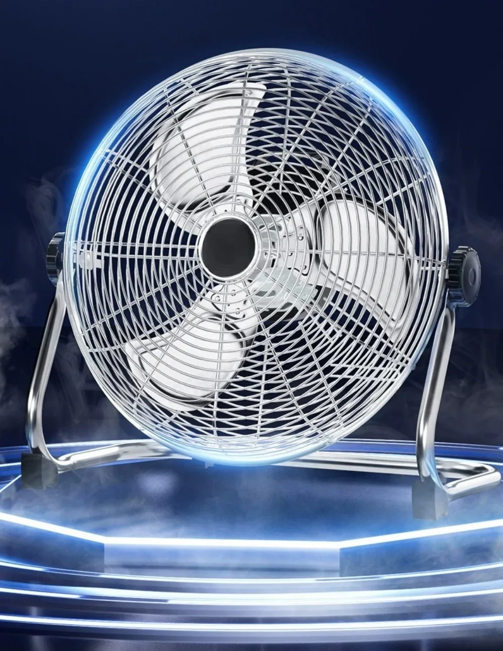 Floor Fan 18 Inch High Power Adjustable Angle for Home Restaurant
