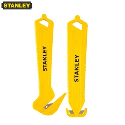 Stanley Safety Art Knife Box Opener Multifuncional Papelão Escondido Lâmina Única Dupla Face Logística Caso Mão Faca