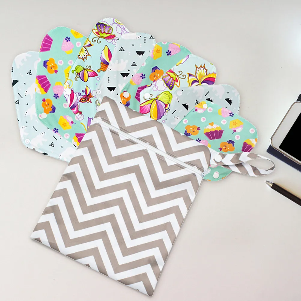 3Pcs Diaper Storage Pouch Organizer Portable Infant Hanging Zipper Bag Nursery Essentials Makeup Cosmetics Travel Bag