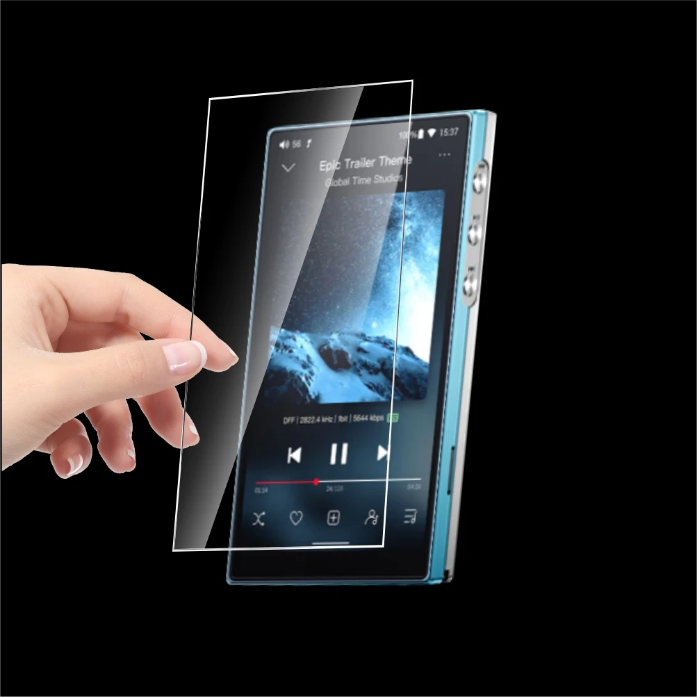 9H Hardness Scratch-Proof Premium Tempered Glass Protective Film Screen Protector for FIIO JM21