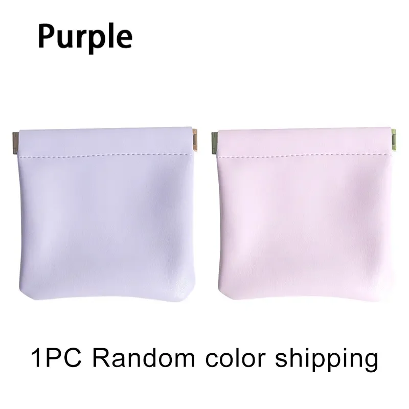 PU Leather Change Purse Men Women Mini Coin Purse Card Holder Money Bag Small Coin Storage Wallet Purse