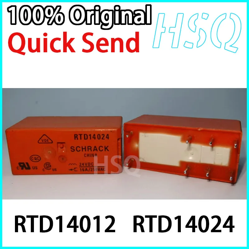 

1 шт. абсолютно новое оригинальное 8-контактное реле RTD14012 RTD1402416A
