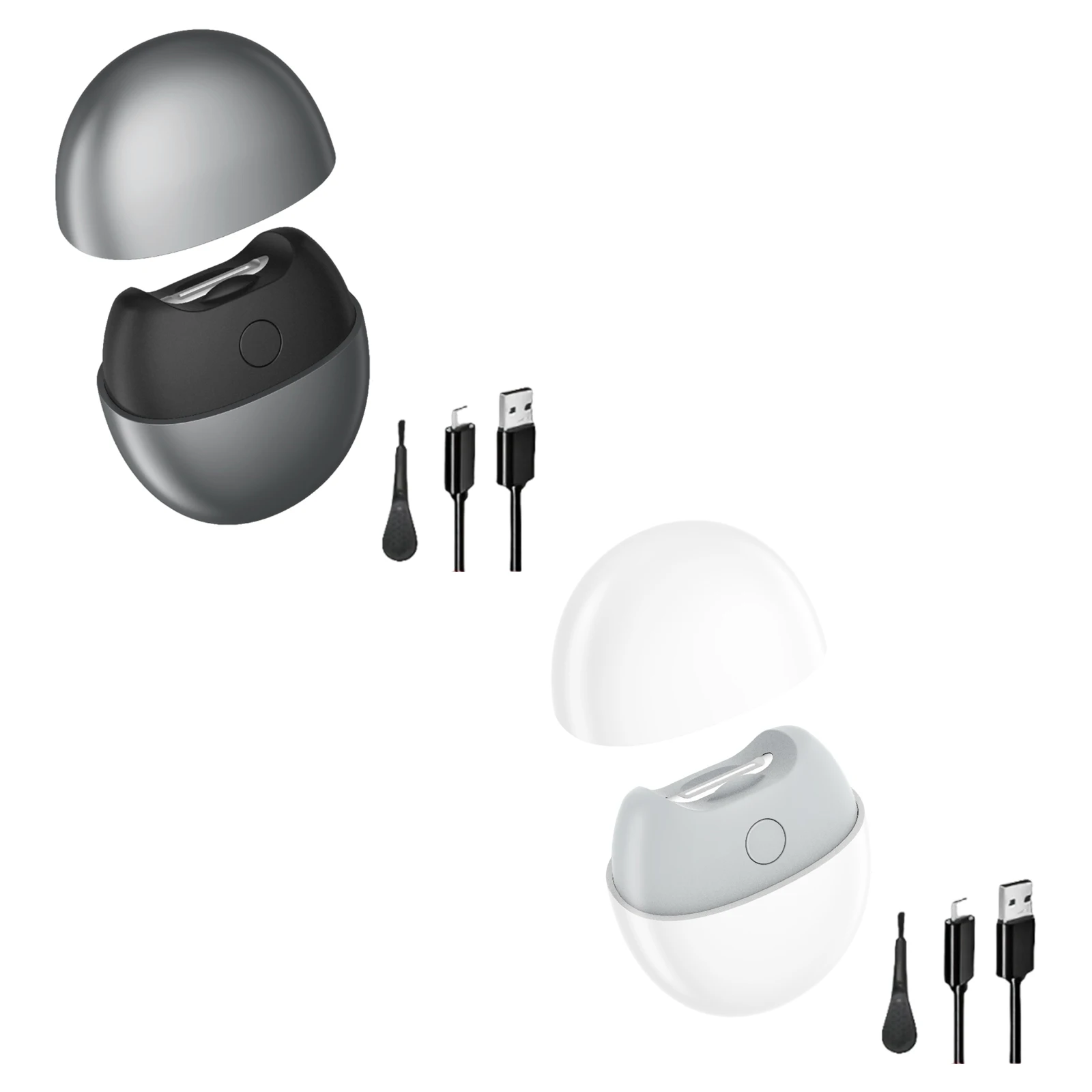 

Electric Automatic Nail Clipper with Light and Scraps Storage Rechargeable Fingernail Trimmer for Seniors and Adults