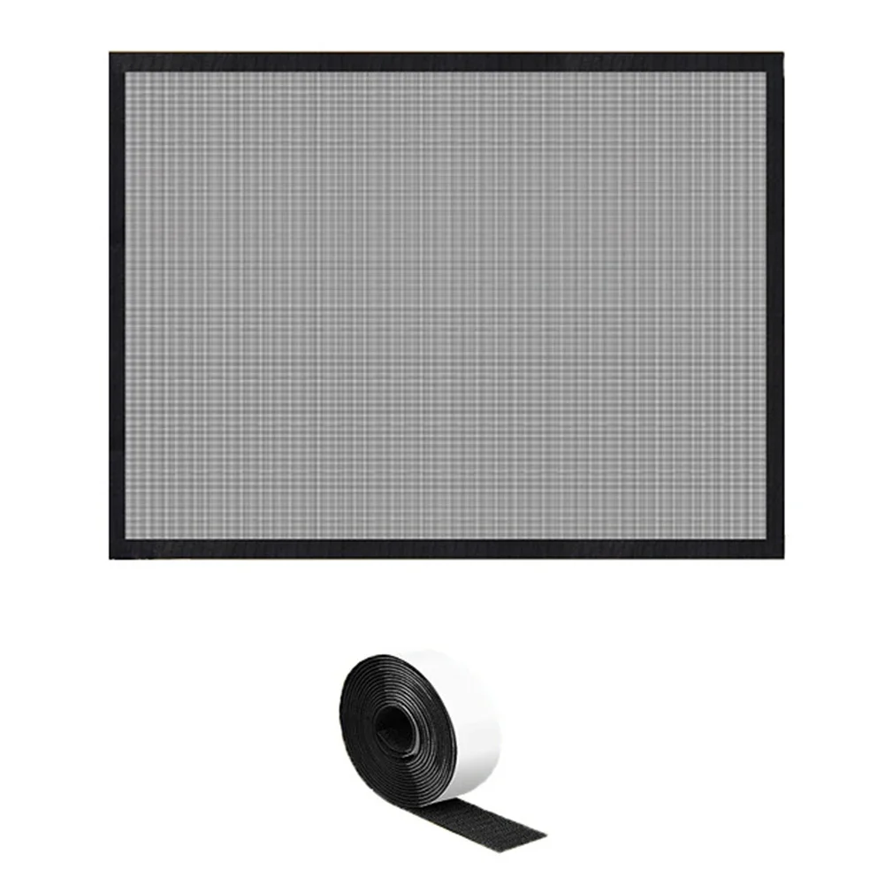 Sturdy Fireplace Shield  Prevent Children and Pets from Venturing  Scratch Resistant PVC Mesh Fabric  Easy Installation  Black