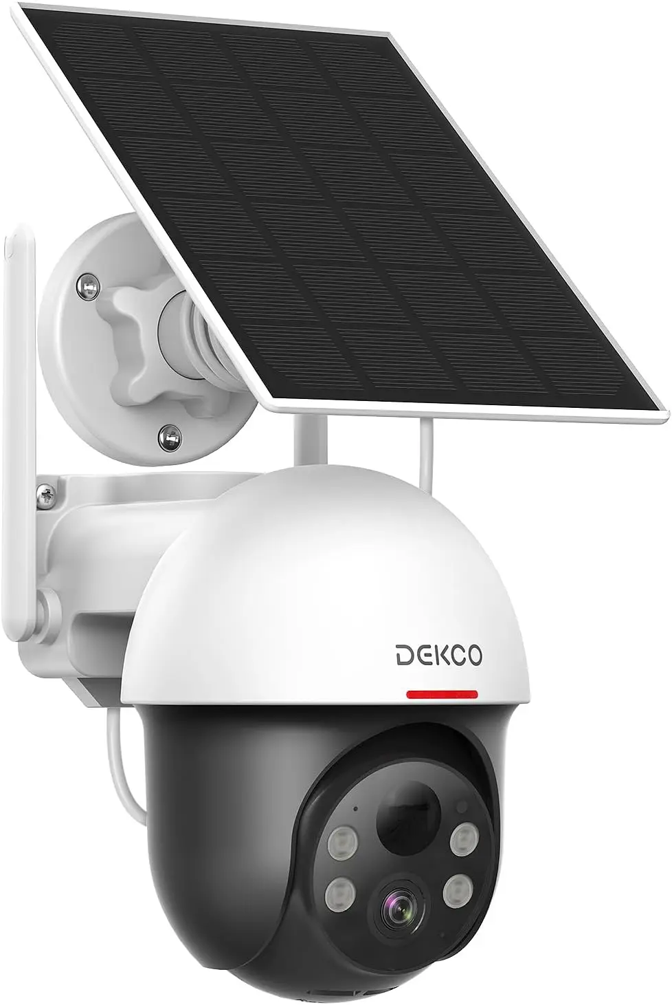 

Solar Security Camera Outdoor Wireless, 360° Panoramic PTZ, Auto Motion Tracking, True 2K Color Night Vision, 2-Way Talk,