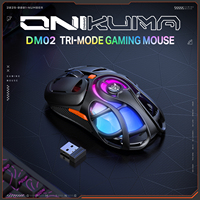 ONIKUMA DM02 Gaming Mouse Wireless 1K Hz RGB Suitable for games,LOL