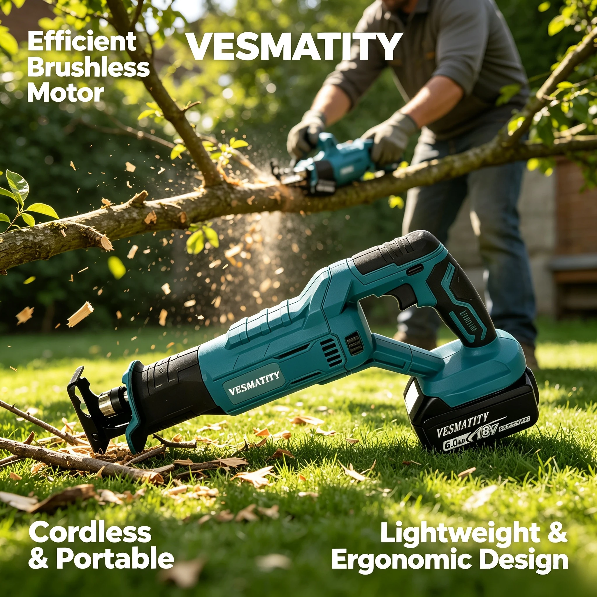 vesmatity-brushless-5-in-1-combo-kit-2026-grinder-inflator-chainsaw-cutter-for-makita-18v-battery-max-system-drive