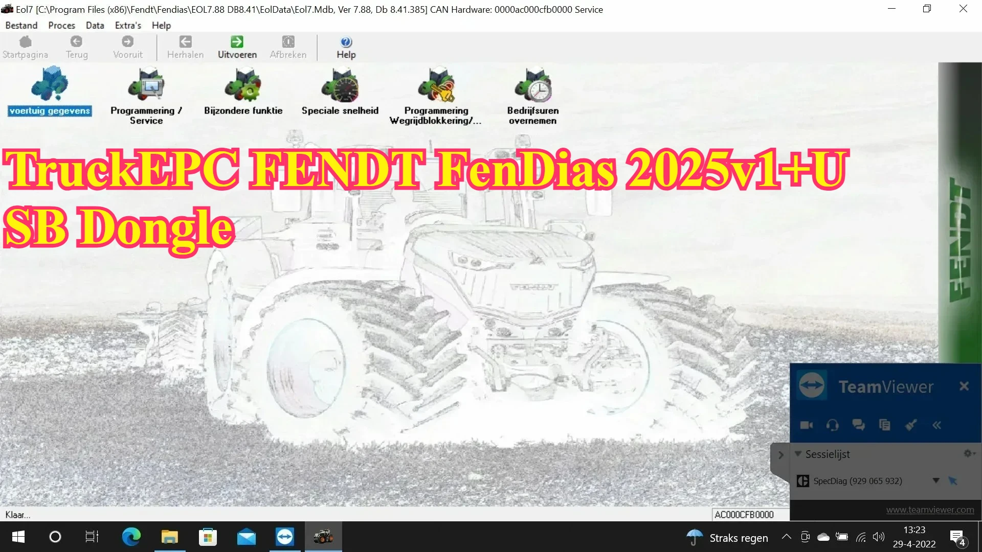 

TruckEPC FENDT FenDias 2025v2+USB-ключ