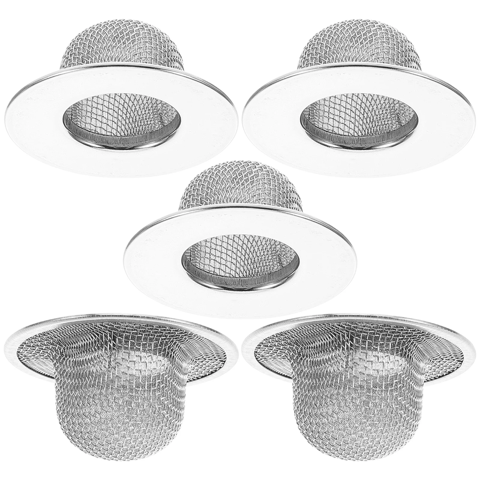 

5 pcs Stainless Steel Double Layer Mesh Filter Strainer For Cocktails Whiskey Beverage Smoking Kit Bar Accessories Fine Wire