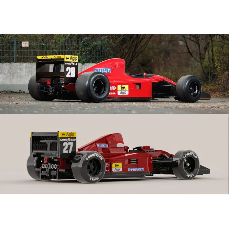 

MOC-217823 Классические гонки F1-91 Спортивный автомобиль Гоночные блоки Модель 804 PartsMOC Креативные строительные блоки для мальчиков и детей на день рождения Игрушки в подарок