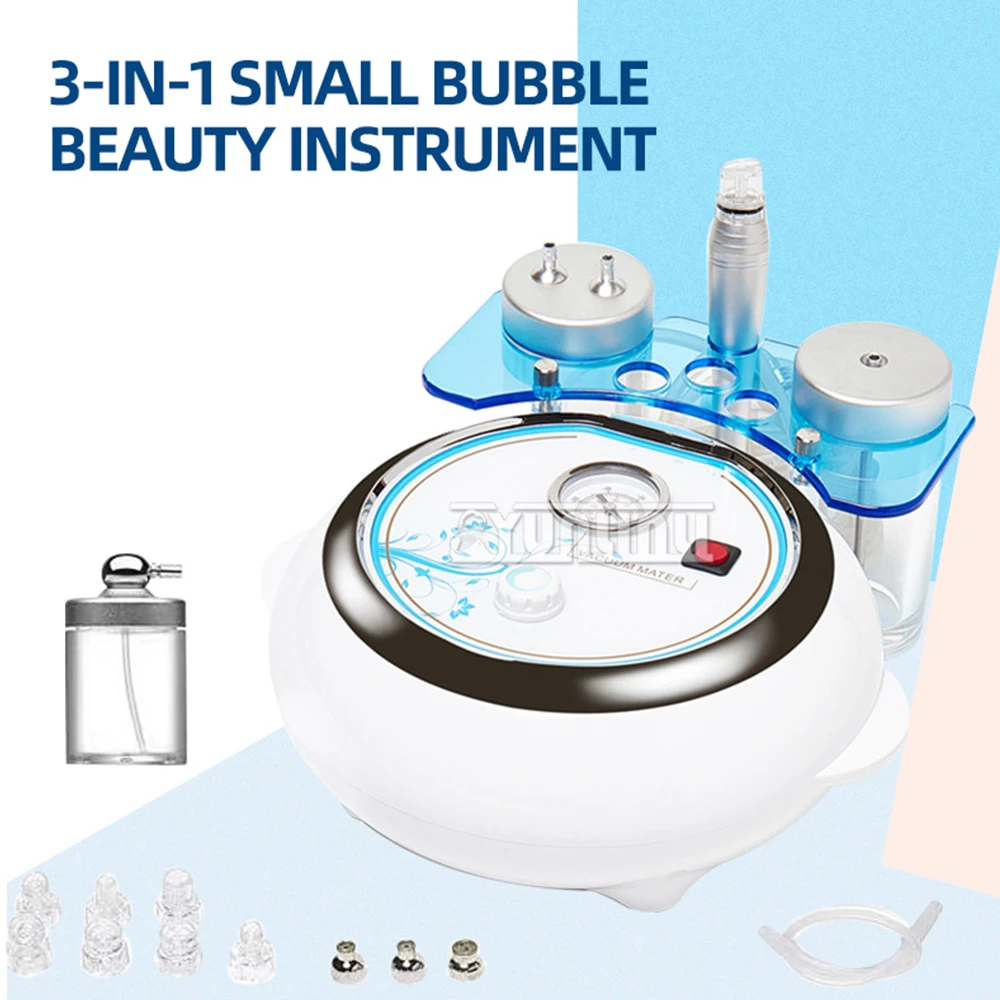 

Diamond Microdermabrasion Machine 3 in 1 Professional Dermabrasion Facial Skin Care Equipment For Home Use Suction Power