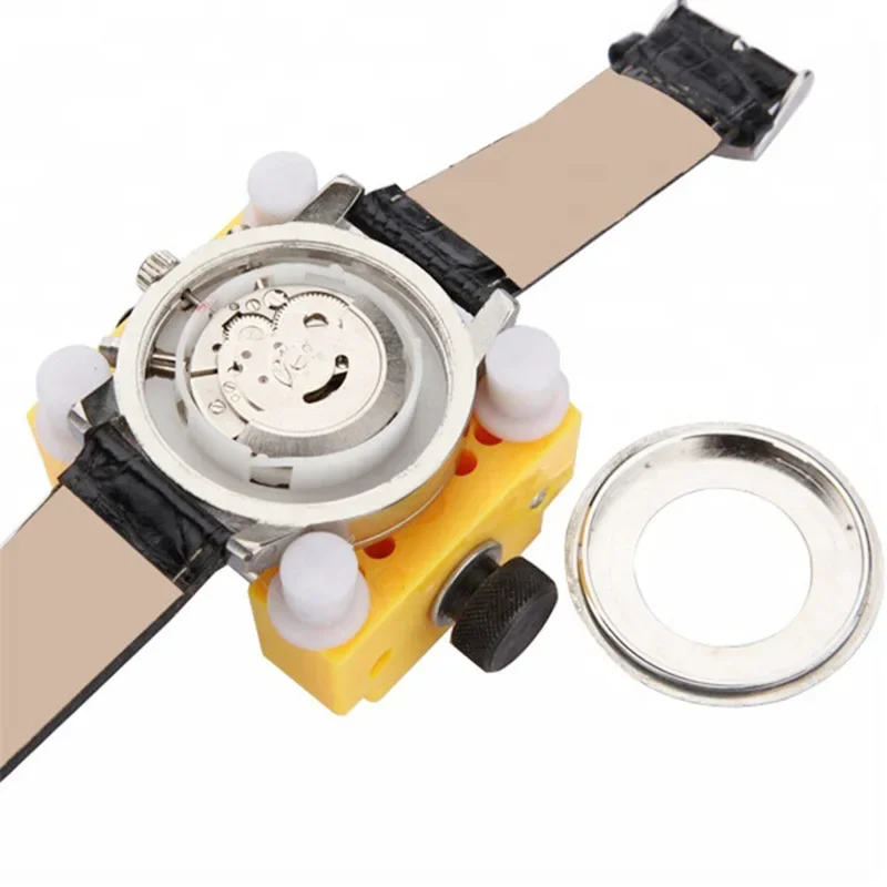 Repair Tool Set Adjustable Watch Opener Back Case Tool Press Closer Remover Wrench Screw Wrench Watch Battery Remover