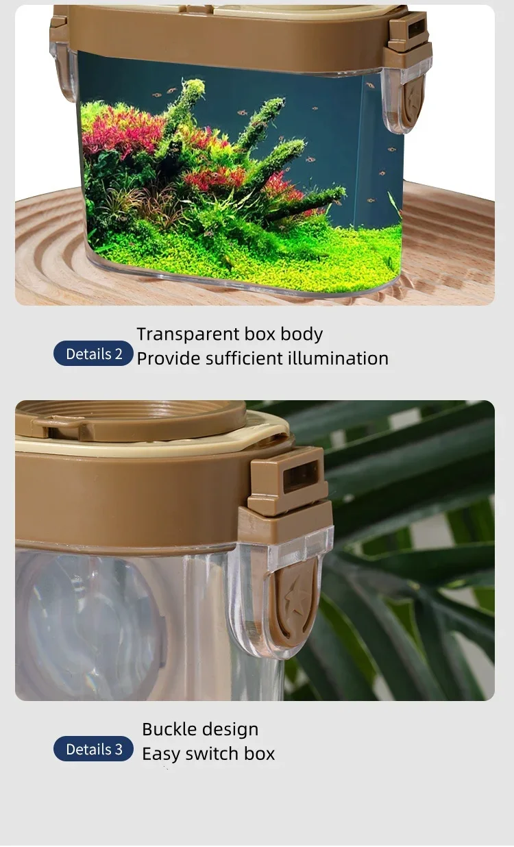 Neuartige Insektenbeobachtungsbox, Outdoor-Sammlung, Teleskop, Kaulquappe, Schmetterling, Seidenraupe, biologisches Experiment, Capture-Tool – Detail 13