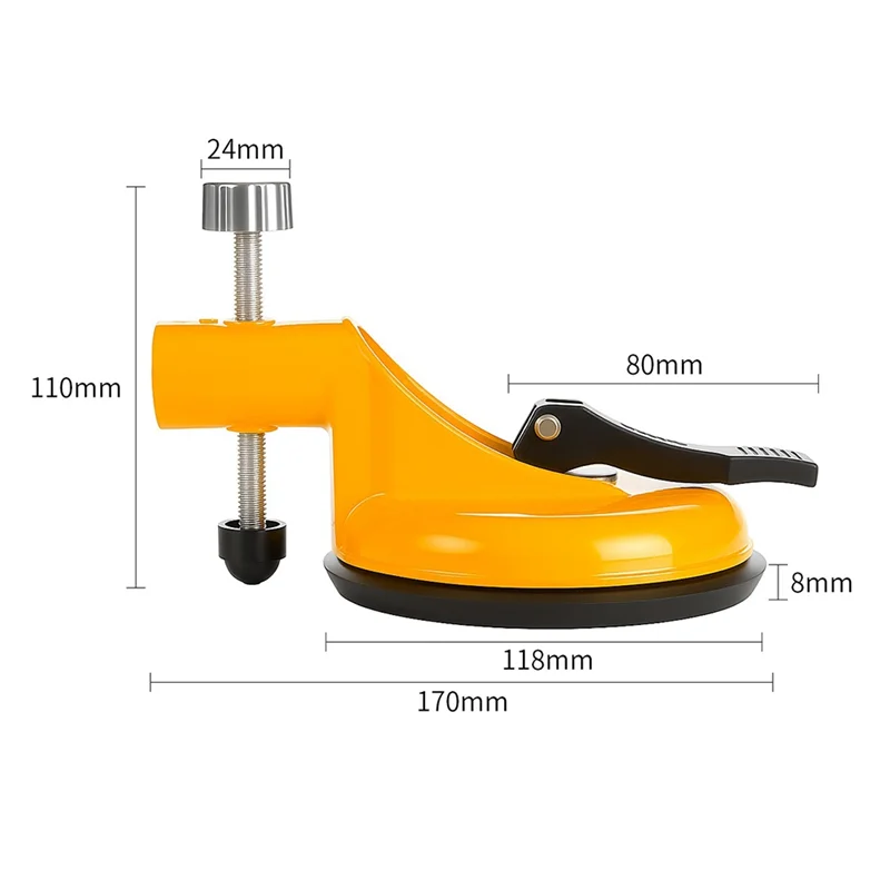 A02F-For Wall Tile Installation Suction Cup Tile Leveling System Marble Leveling Spacer Splicer Tile Tightening Tools