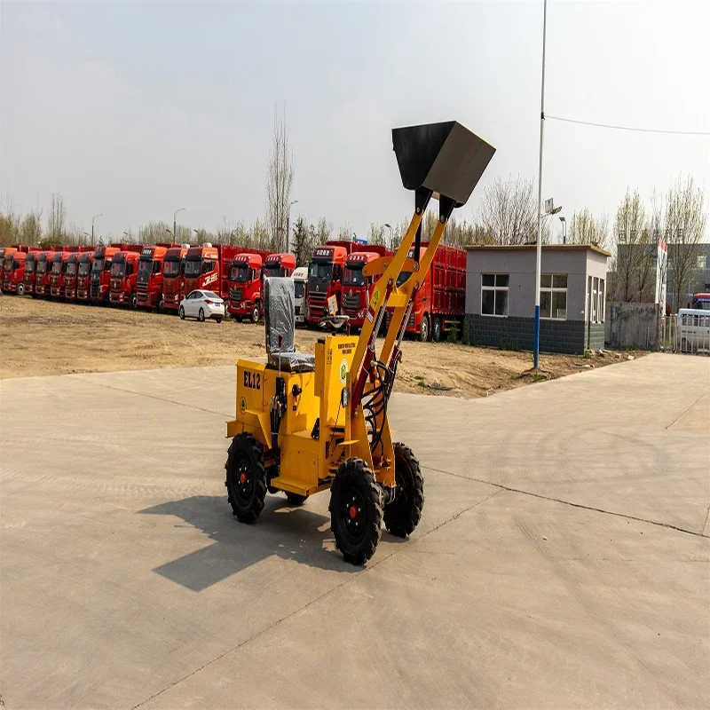 Elelecric Battery/Gasoline/ 500kg Load Mini Small Wheel Loader For Sale