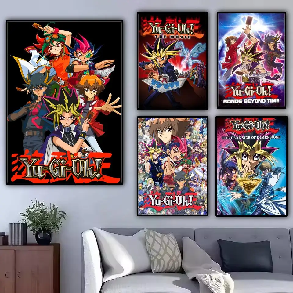 Classic Anime Game Y-YU-GI-OH! Poster Modern and Elegant Wall Stickers for Home Decor Living Room Dormitory Wall Art