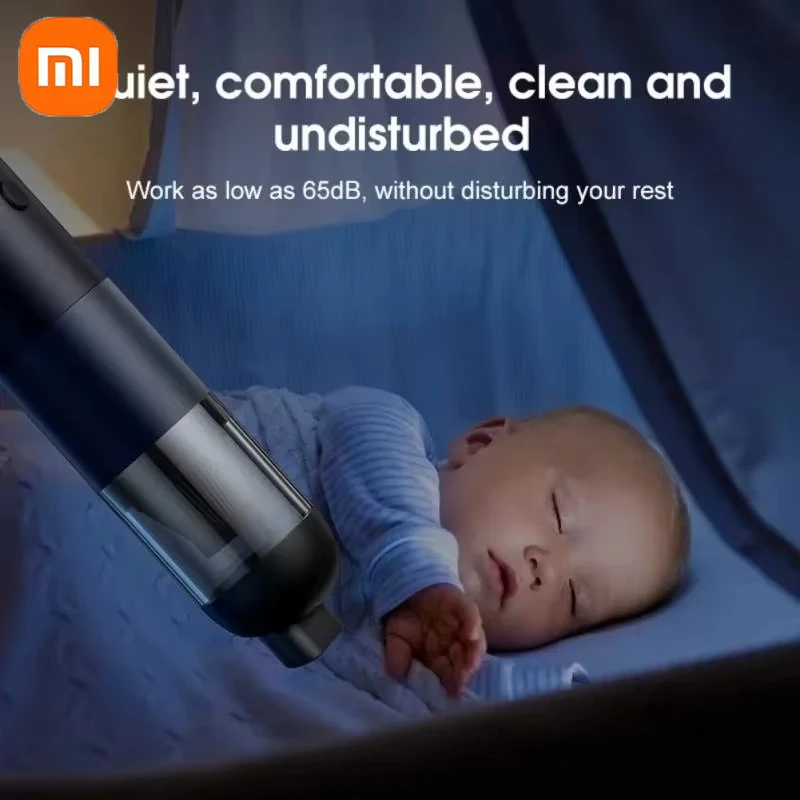 مكنسة كهربائية للسيارة Xiaomi 3 in1 مكنسة كهربائية لاسلكية جديدة للسيارات مكنسة كهربائية روبوتية محمولة صغيرة لالتقاط الغبار