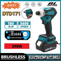 Fit Makita DTD171 Brushless Impact Driver Rechargeable Screwdriver Drills Cordless Power Tools 18V BL Motor Bare Tool Unit Tools