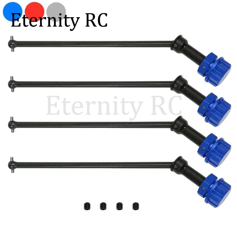 

4pcs Metal Steel Drive Shaft CVD with 24mm Splined Wheel Hex for Arrma 1/5 KRATON 8S Outcast 8S Upgrade Parts Accessories