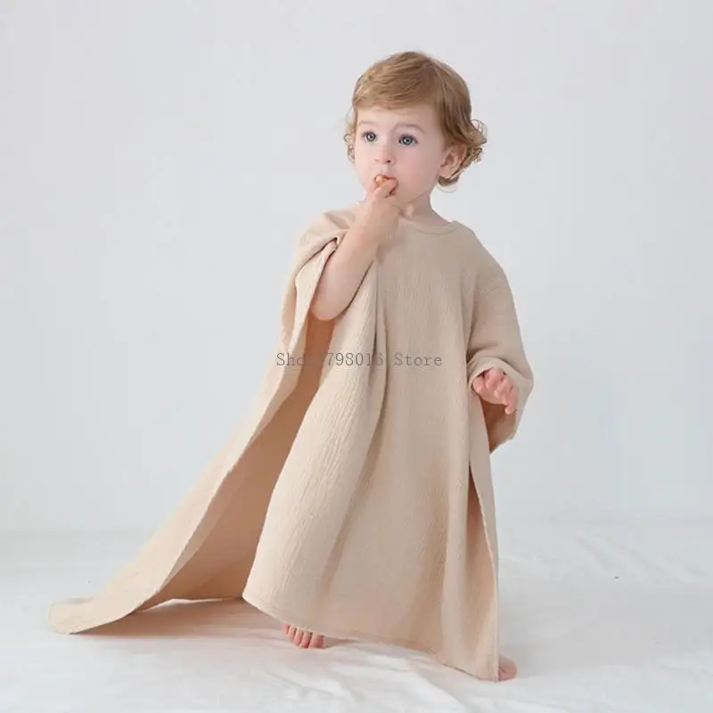 Baby Bath Towel Newborn Towels Cotton Hooded Beach Towel Soft Poncho Kids Bathing Stuff Infant Washcloth