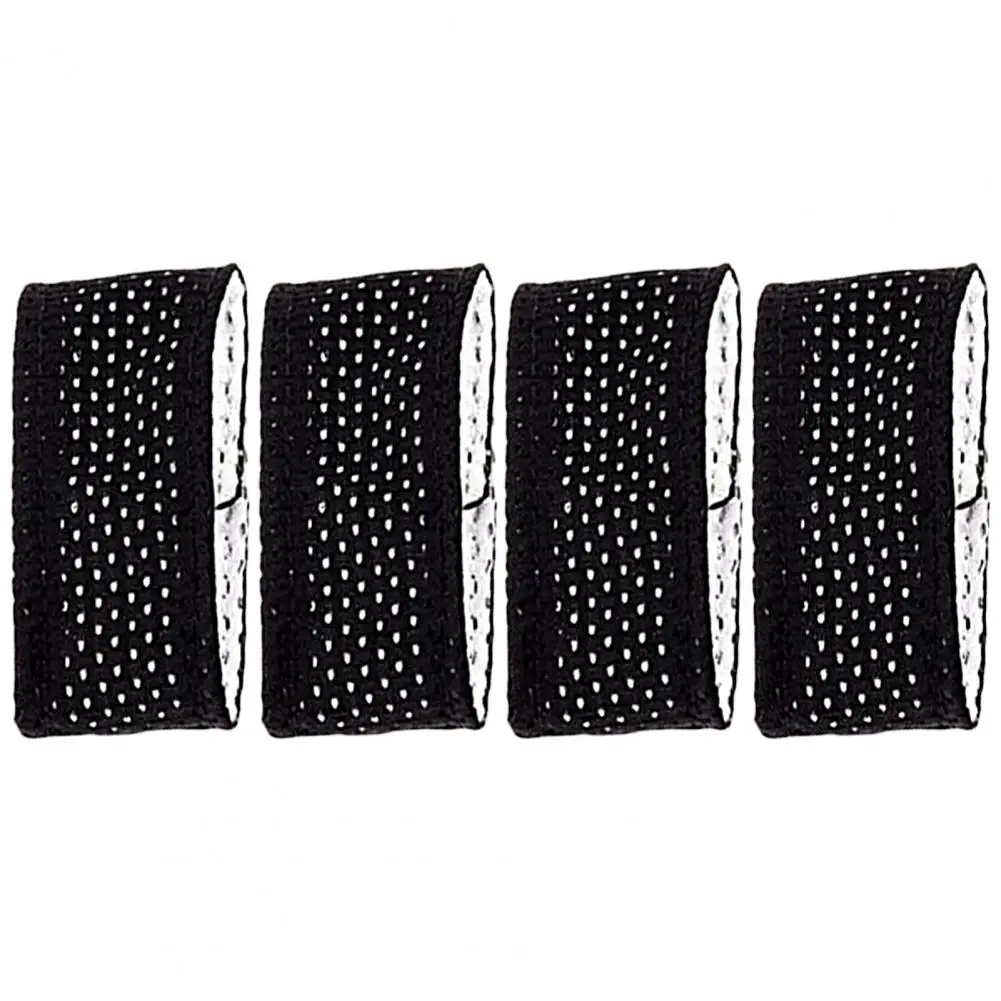 

4Pcs Sleeve Fixed Cuff Fastener Tape Cuff Band Breathable Tie Sleeves Blended T-shirt Jersey Sleeve Strap Sports