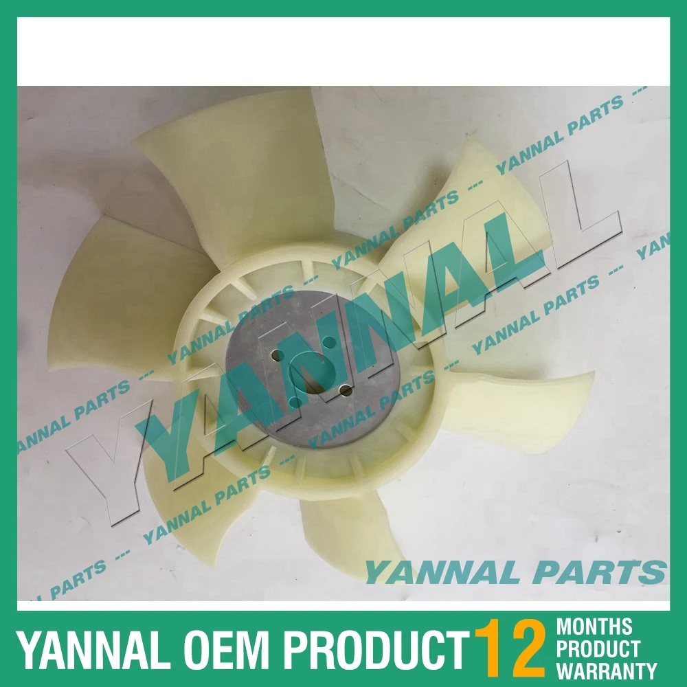 6 Leaves 3TN66 Fan Blade For Yanmar Engine Parts