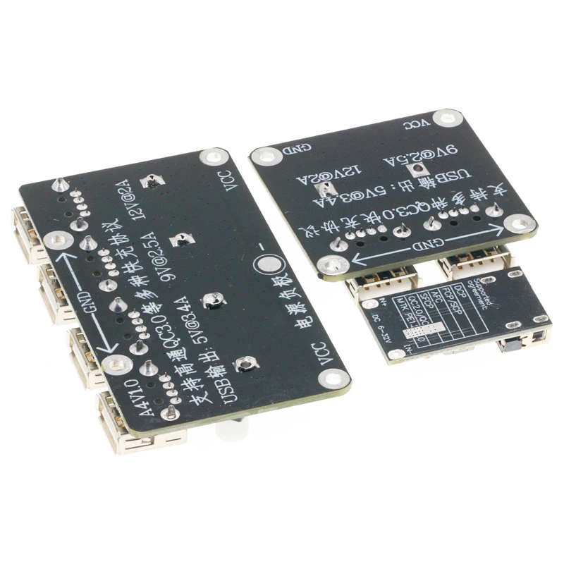 USB QC3.0 QC2.0 DC-DC Buck Converter Charging Step Down Module 6-32V 9V 12V 24V to Fast Quick Charger Circuit Board 3V 5V 12V