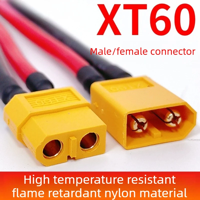 12AWG XT60 Male Female Plug Connector For Lithium Battery Output Interface Battery Connection Wire for Electric Balance Vehicles
