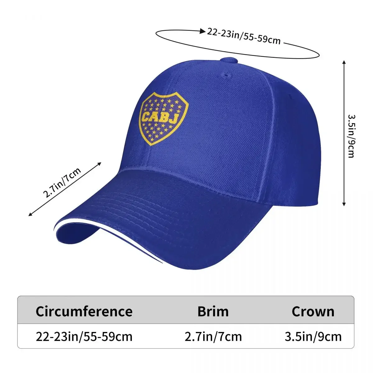 Boca Juniors Baseball Cap Sun Cap Anime Hat Visor Hat For Women Men\'S