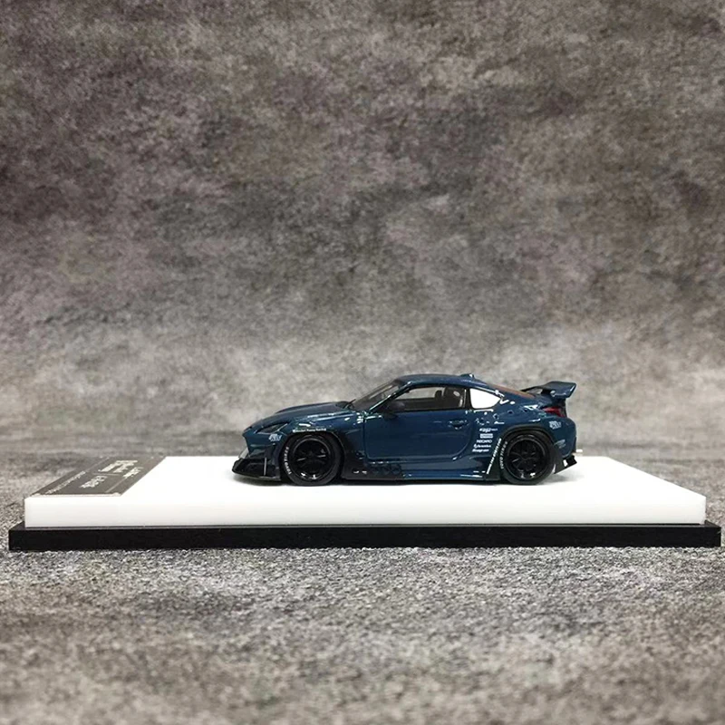 ScaleMini 1:64 Resin Model Car Pandem Rocket Bunny GR86 Wide Body Refitting Sport Vehicle- Blue